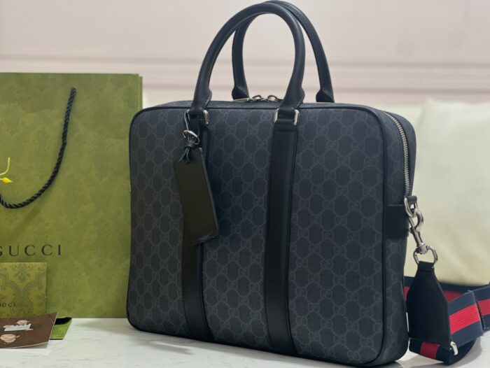 구찌 GG 브리프케이스 숄더 스트랩 블랙 792077 레플리카 미러급 SA급 S급 고퀄리티 최상급 하이엔드 가방 [남성] 4