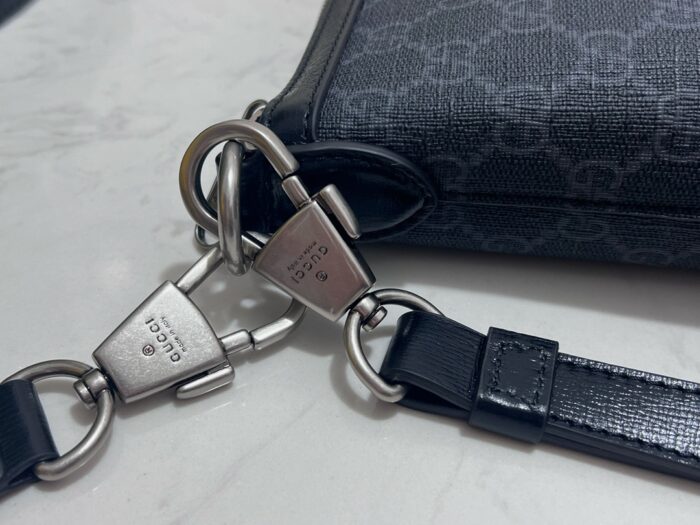 구찌 메신저 백 스퀘어 인터로킹 G 블랙 슈프림 726833 레플리카 미러급 SA급 S급 고퀄리티 최상급 하이엔드 가방 [남성여성공용] 8