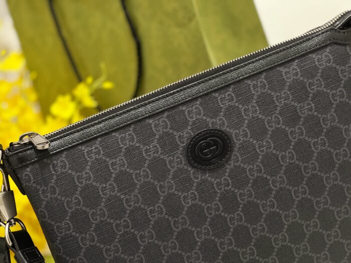 구찌 메신저 백 스퀘어 인터로킹 G 블랙 슈프림 726833 레플리카 미러급 SA급 S급 고퀄리티 최상급 하이엔드 가방 [남성여성공용] 6