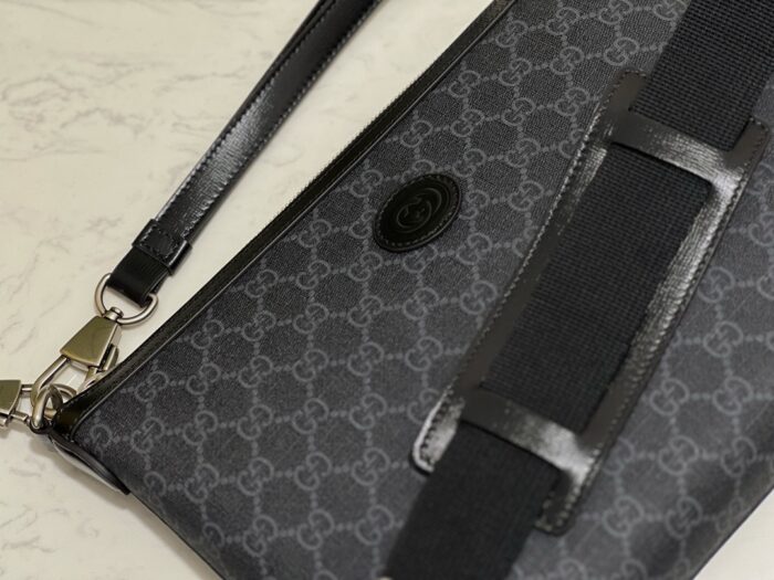 구찌 메신저 백 스퀘어 인터로킹 G 블랙 슈프림 726833 레플리카 미러급 SA급 S급 고퀄리티 최상급 하이엔드 가방 [남성여성공용] 7