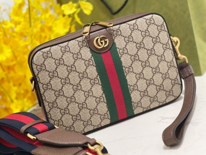 구찌 오피디아 GG 숄더백 브라운 699439 레플리카 미러급 SA급 S급 고퀄리티 최상급 하이엔드 가방 [남성여성공용] 4