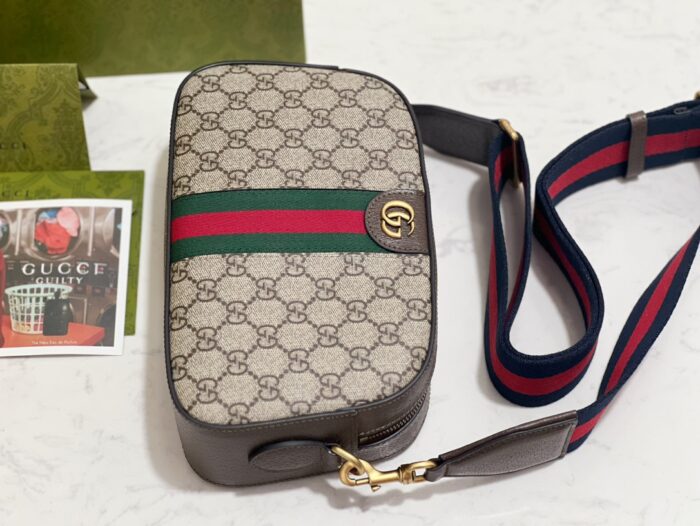 구찌 오피디아 GG 스몰 숄더백 베이지 에보니 슈프림 752591 레플리카 미러급 SA급 S급 고퀄리티 최상급 하이엔드 가방 [남성여성공용] 6
