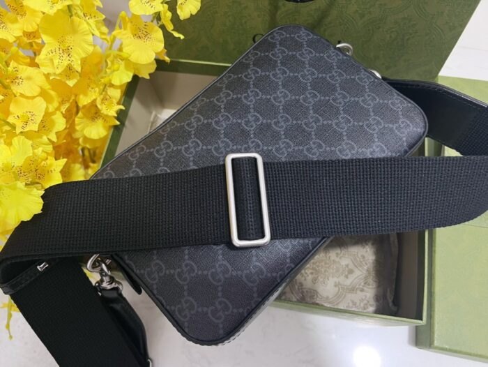 구찌 숄더백 인터로킹 G 블랙 슈프림 703468 레플리카 미러급 SA급 S급 고퀄리티 최상급 하이엔드 가방 [남성여성공용] 9