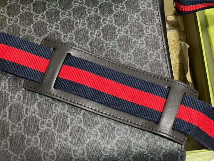 구찌 GG 블랙 스몰 메신저 백 GG 슈프림 523599 레플리카 미러급 SA급 S급 고퀄리티 최상급 하이엔드 가방 [남성여성공용] 9