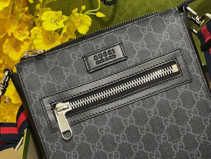구찌 GG 블랙 스몰 메신저 백 GG 슈프림 523599 레플리카 미러급 SA급 S급 고퀄리티 최상급 하이엔드 가방 [남성여성공용] 6