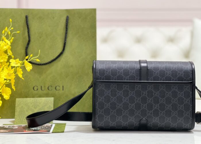 구찌 GG 메신저 백 인터로킹 G 블랙 슈프림 745679 레플리카 미러급 SA급 S급 고퀄리티 최상급 하이엔드 가방 [남성여성공용] 2
