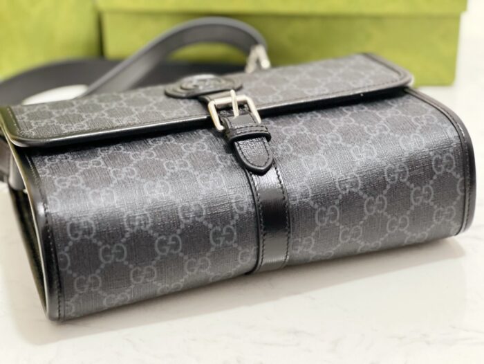 구찌 GG 메신저 백 인터로킹 G 블랙 슈프림 745679 레플리카 미러급 SA급 S급 고퀄리티 최상급 하이엔드 가방 [남성여성공용] 7