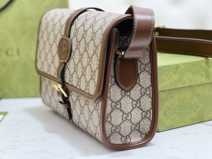 구찌 인터로킹 G GG 메신저백 베이지 에보니 745679 레플리카 미러급 SA급 S급 고퀄리티 최상급 하이엔드 가방 [남성여성공용] 7