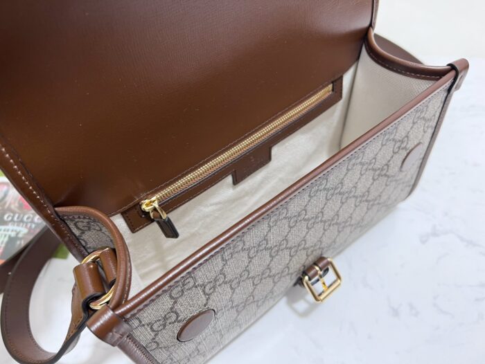 구찌 인터로킹 G GG 메신저백 베이지 에보니 745679 레플리카 미러급 SA급 S급 고퀄리티 최상급 하이엔드 가방 [남성여성공용] 3