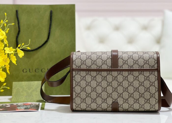 구찌 인터로킹 G GG 메신저백 베이지 에보니 745679 레플리카 미러급 SA급 S급 고퀄리티 최상급 하이엔드 가방 [남성여성공용] 2