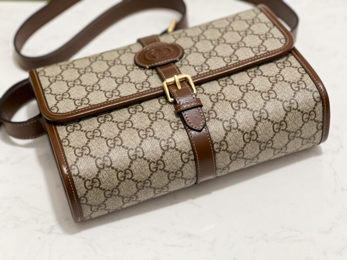 구찌 인터로킹 G GG 메신저백 베이지 에보니 745679 레플리카 미러급 SA급 S급 고퀄리티 최상급 하이엔드 가방 [남성여성공용] 5