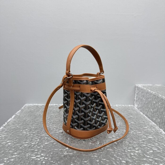 고야드 쁘띠 플로 버킷 백 브라운 레플리카 미러급 SA급 S급 고퀄리티 최상급 하이엔드 가방 [여성] 7