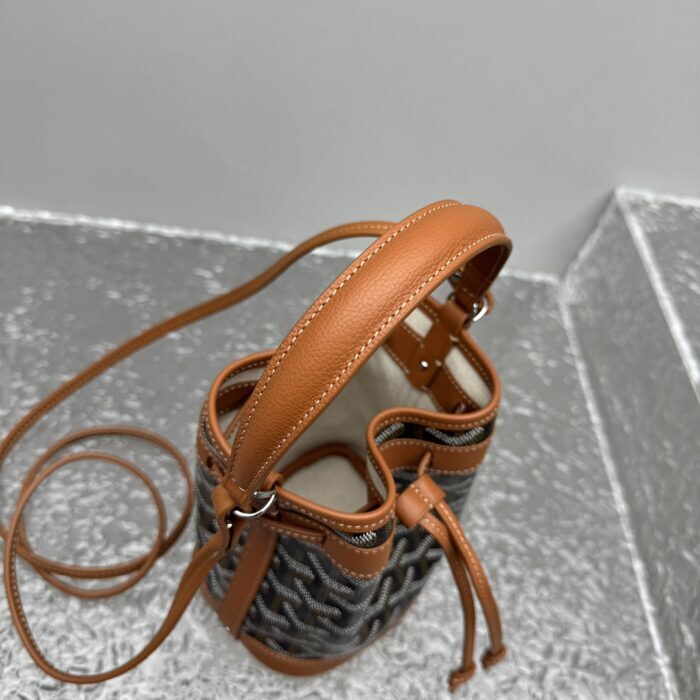 고야드 쁘띠 플로 버킷 백 브라운 레플리카 미러급 SA급 S급 고퀄리티 최상급 하이엔드 가방 [여성] 8