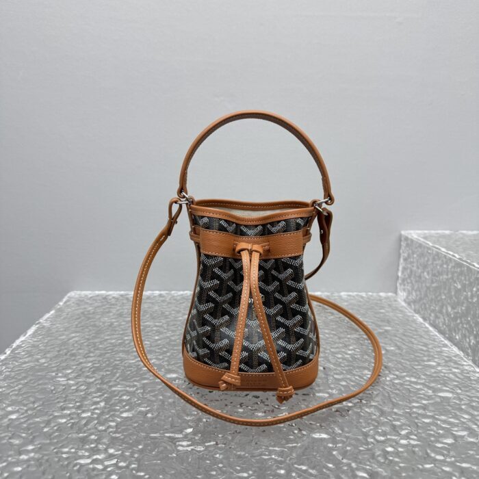 고야드 쁘띠 플로 버킷 백 브라운 레플리카 미러급 SA급 S급 고퀄리티 최상급 하이엔드 가방 [여성] 3