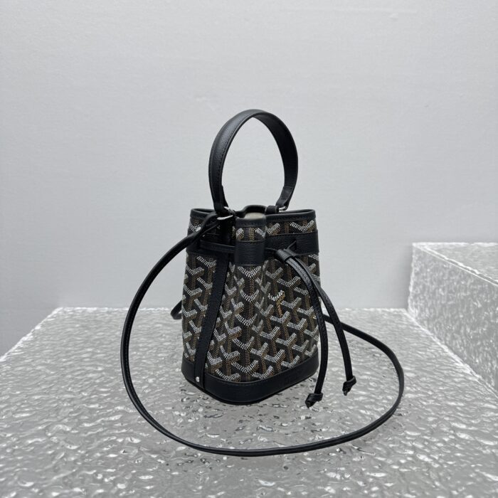 고야드 쁘띠 플로 버킷 백 블랙 레플리카 미러급 SA급 S급 고퀄리티 최상급 하이엔드 가방 [여성] 6