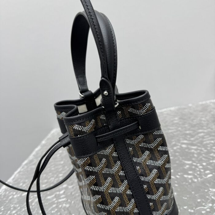 고야드 쁘띠 플로 버킷 백 블랙 레플리카 미러급 SA급 S급 고퀄리티 최상급 하이엔드 가방 [여성] 9