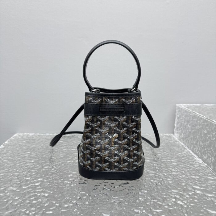 고야드 쁘띠 플로 버킷 백 블랙 레플리카 미러급 SA급 S급 고퀄리티 최상급 하이엔드 가방 [여성] 4