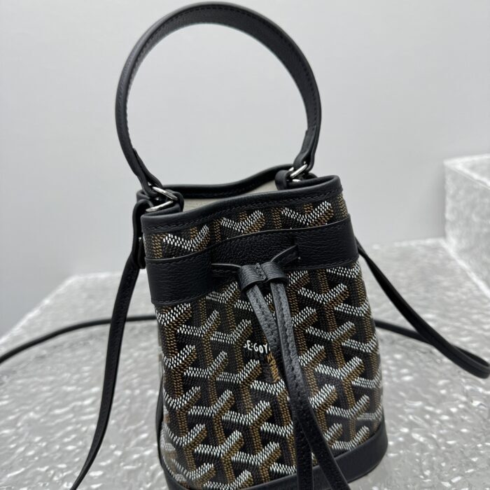 고야드 쁘띠 플로 버킷 백 블랙 레플리카 미러급 SA급 S급 고퀄리티 최상급 하이엔드 가방 [여성] 11