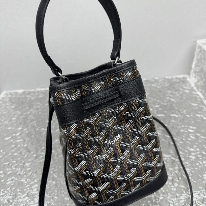 고야드 쁘띠 플로 버킷 백 블랙 레플리카 미러급 SA급 S급 고퀄리티 최상급 하이엔드 가방 [여성] 8