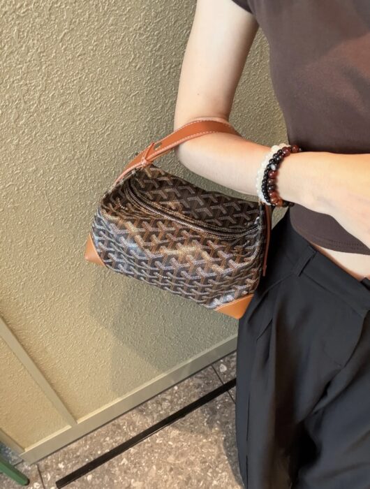 고야드 볼링 25 토일리트리백 브라운 레플리카 미러급 SA급 S급 고퀄리티 최상급 하이엔드 가방 [남성여성공용]