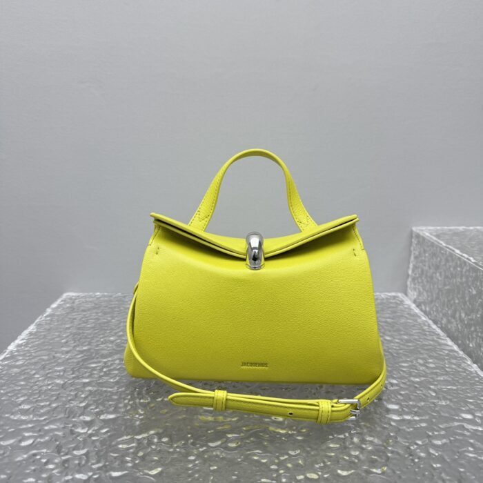 자크뮈스 탑 핸들 백 옐로우 염소가죽 스몰 레플리카 미러급 SA급 S급 고퀄리티 최상급 하이엔드 가방 [여성] 2