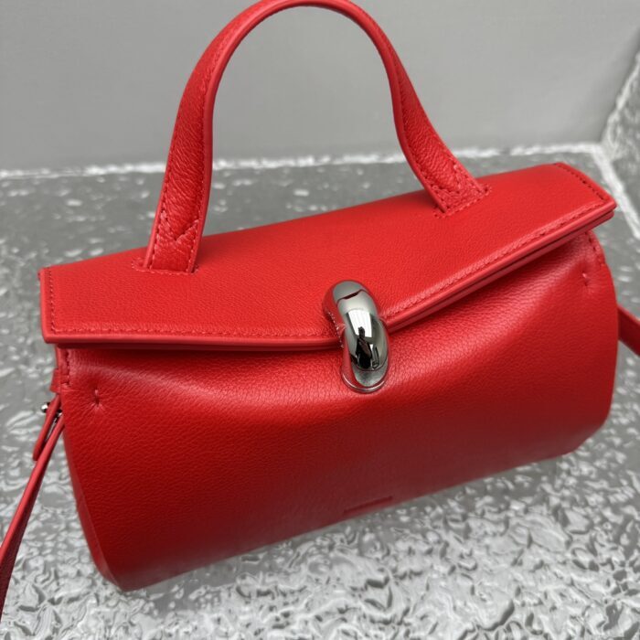 자크뮈스 탑 핸들 백 레드 염소가죽 스몰 레플리카 미러급 SA급 S급 고퀄리티 최상급 하이엔드 가방 [여성] 7