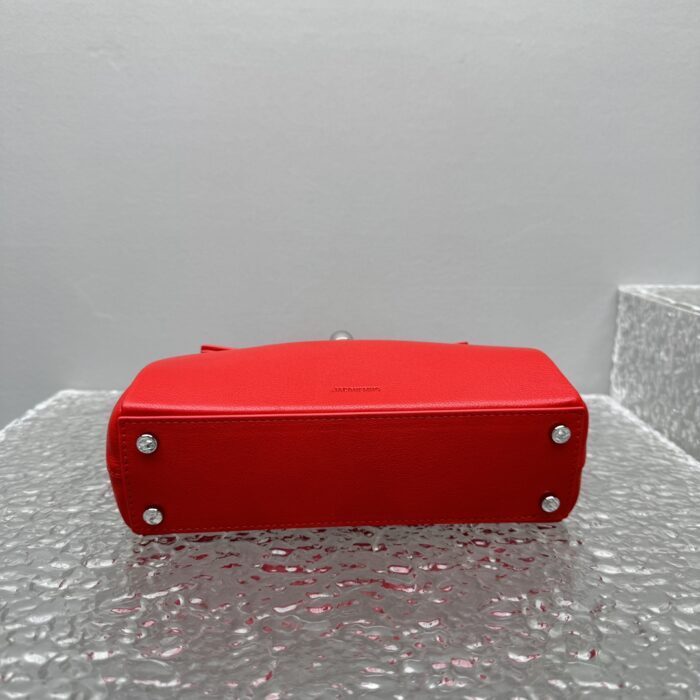자크뮈스 탑 핸들 백 레드 염소가죽 스몰 레플리카 미러급 SA급 S급 고퀄리티 최상급 하이엔드 가방 [여성] 4