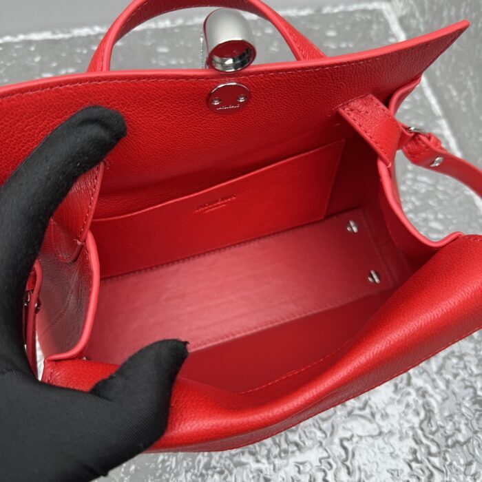 자크뮈스 탑 핸들 백 레드 염소가죽 스몰 레플리카 미러급 SA급 S급 고퀄리티 최상급 하이엔드 가방 [여성] 3