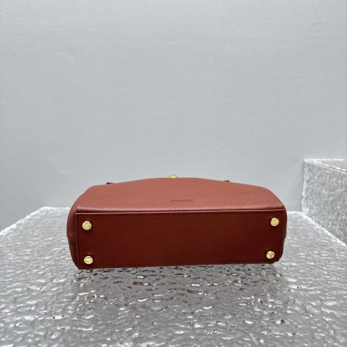 자크뮈스 탑 핸들 백 브라운 염소가죽 스몰 레플리카 미러급 SA급 S급 고퀄리티 최상급 하이엔드 가방 [여성] 6