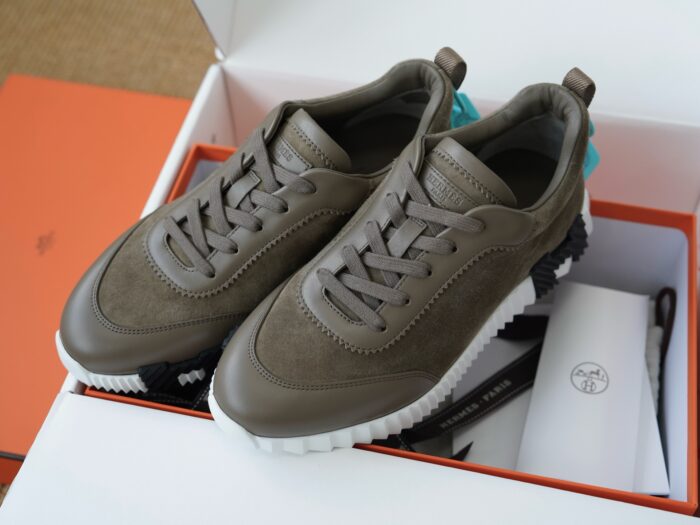 에르메스 바운싱 스니커즈 다크 올리브 블랙 H 레플리카 미러급 SA급 S급 고퀄리티 최상급 하이엔드 신발 [남성여성공용] 2