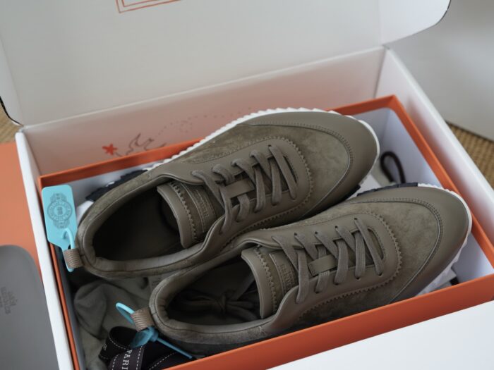 에르메스 바운싱 스니커즈 다크 올리브 블랙 H 레플리카 미러급 SA급 S급 고퀄리티 최상급 하이엔드 신발 [남성여성공용] 7