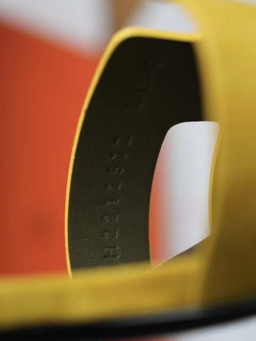 에르메스 오아시스 샌들 뮬 슬리퍼 스웨이드 옐로우 5cm 레플리카 미러급 SA급 S급 고퀄리티 최상급 하이엔드 신발 [여성] 9