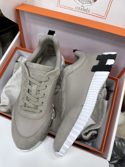 에르메스 바운싱 스니커즈 라이트 회녹색 블랙 H 레플리카 미러급 SA급 S급 고퀄리티 최상급 하이엔드 신발 [남성여성공용] 4
