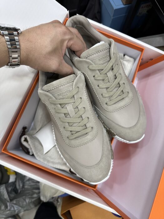 에르메스 바운싱 스니커즈 라이트 회녹색 블랙 H 레플리카 미러급 SA급 S급 고퀄리티 최상급 하이엔드 신발 [남성여성공용] 3