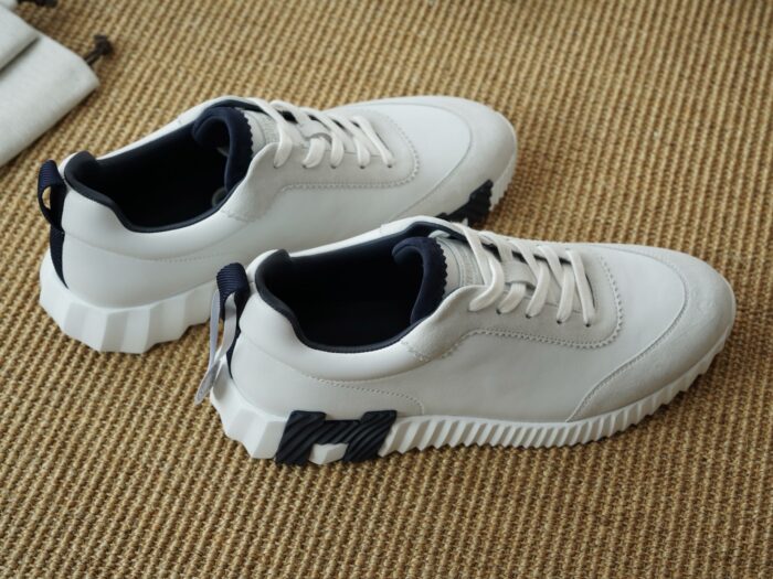 에르메스 바운싱 스니커즈 화이트 네이비 H 레플리카 미러급 SA급 S급 고퀄리티 최상급 하이엔드 신발 [남성여성공용] 4