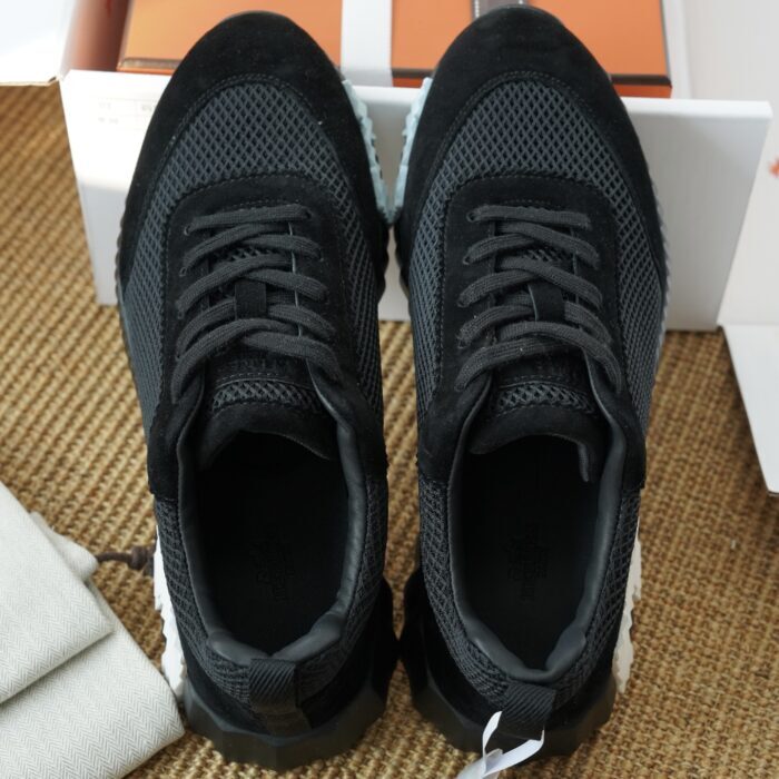 에르메스 바운싱 스니커즈 메쉬 스웨이드 블랙 화이트 H 레플리카 미러급 SA급 S급 고퀄리티 최상급 하이엔드 신발 [남성여성공용] 7