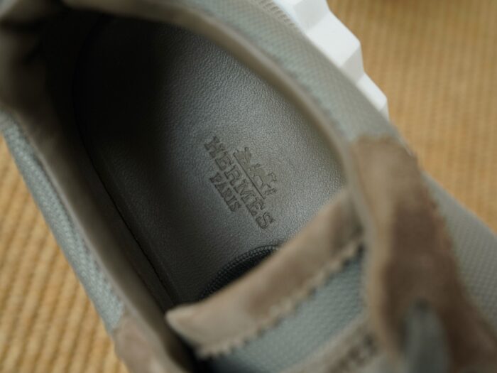 에르메스 바운싱 스니커즈 메쉬 스웨이드 올리브 옐로우 H 레플리카 미러급 SA급 S급 고퀄리티 최상급 하이엔드 신발 [남성여성공용] 9