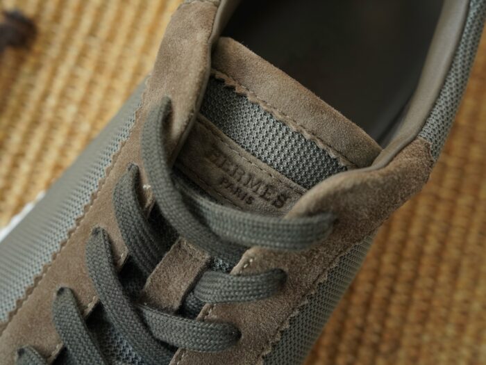 에르메스 바운싱 스니커즈 메쉬 스웨이드 올리브 옐로우 H 레플리카 미러급 SA급 S급 고퀄리티 최상급 하이엔드 신발 [남성여성공용] 7