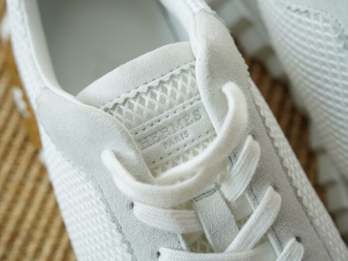 에르메스 바운싱 스니커즈 메쉬 스웨이드 화이트 브라운 H 레플리카 미러급 SA급 S급 고퀄리티 최상급 하이엔드 신발 [남성여성공용] 8