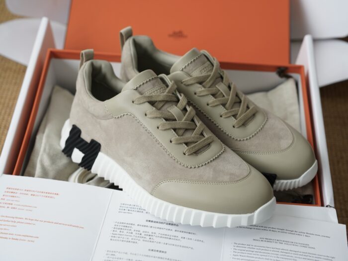 에르메스 바운싱 스니커즈 연그린 블랙 H 레플리카 미러급 SA급 S급 고퀄리티 최상급 하이엔드 신발 [남성여성공용] 2