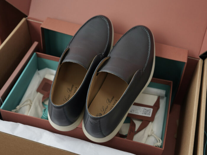 로로피아나 오픈 워크 앵클 부츠 레더 블랙 남성용 레플리카 미러급 SA급 S급 고퀄리티 최상급 하이엔드 신발 [남성] 5