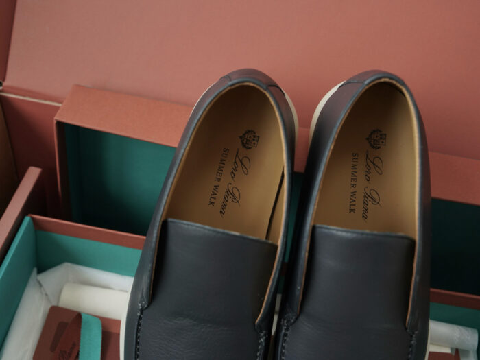 로로피아나 오픈 워크 앵클 부츠 레더 블랙 남성용 레플리카 미러급 SA급 S급 고퀄리티 최상급 하이엔드 신발 [남성] 11