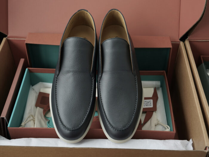 로로피아나 오픈 워크 앵클 부츠 레더 블랙 남성용 레플리카 미러급 SA급 S급 고퀄리티 최상급 하이엔드 신발 [남성] 8