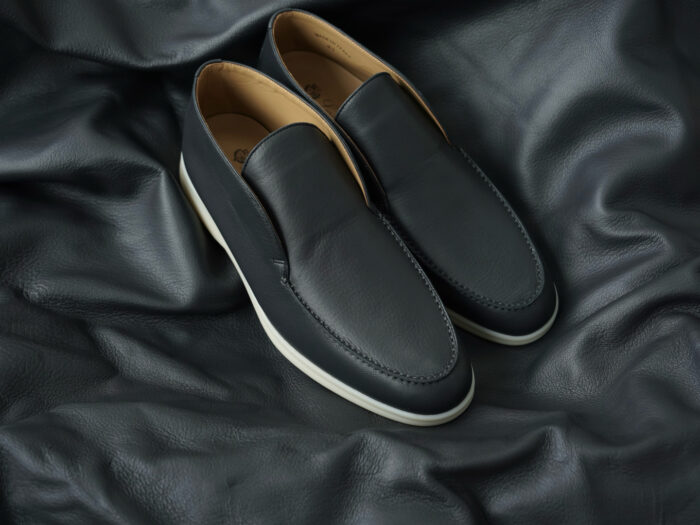 로로피아나 오픈 워크 앵클 부츠 레더 블랙 남성용 레플리카 미러급 SA급 S급 고퀄리티 최상급 하이엔드 신발 [남성] 2