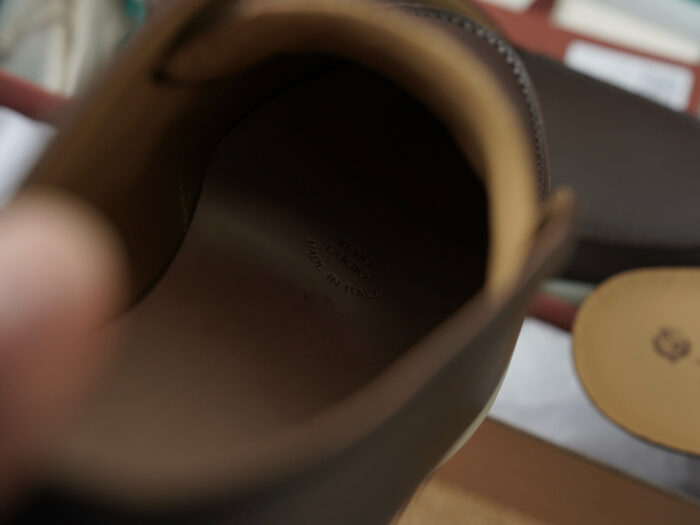 로로피아나 오픈 워크 앵클 부츠 레더 다크 브라운 남성용 레플리카 미러급 SA급 S급 고퀄리티 최상급 하이엔드 신발 [남성] 4