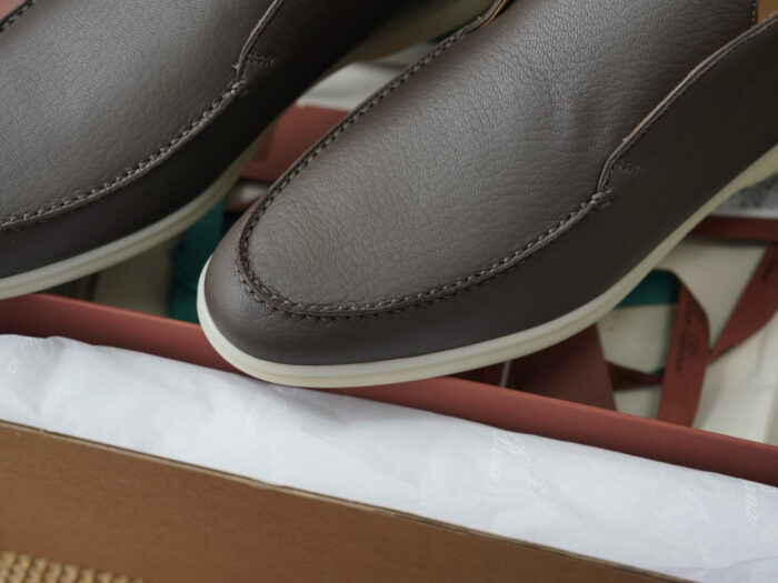 로로피아나 오픈 워크 앵클 부츠 레더 다크 브라운 남성용 레플리카 미러급 SA급 S급 고퀄리티 최상급 하이엔드 신발 [남성] 8