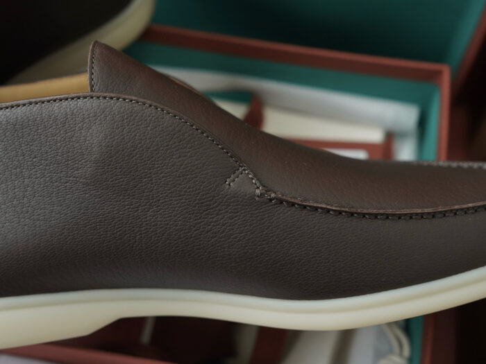 로로피아나 오픈 워크 앵클 부츠 레더 다크 브라운 남성용 레플리카 미러급 SA급 S급 고퀄리티 최상급 하이엔드 신발 [남성] 12