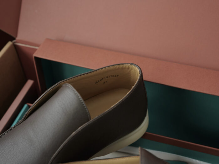 로로피아나 오픈 워크 앵클 부츠 레더 다크 브라운 남성용 레플리카 미러급 SA급 S급 고퀄리티 최상급 하이엔드 신발 [남성] 13