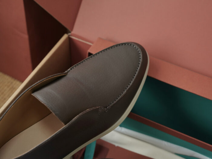 로로피아나 오픈 워크 앵클 부츠 레더 다크 브라운 남성용 레플리카 미러급 SA급 S급 고퀄리티 최상급 하이엔드 신발 [남성] 11