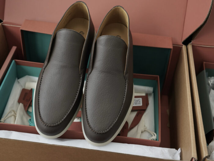 로로피아나 오픈 워크 앵클 부츠 레더 다크 브라운 남성용 레플리카 미러급 SA급 S급 고퀄리티 최상급 하이엔드 신발 [남성] 5